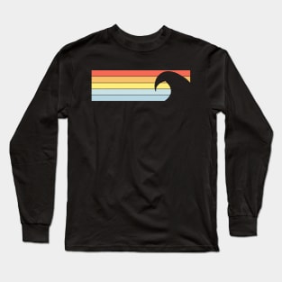 Retro Wave Sunset Long Sleeve T-Shirt